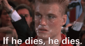 Rocky IV - If he dies...gif
